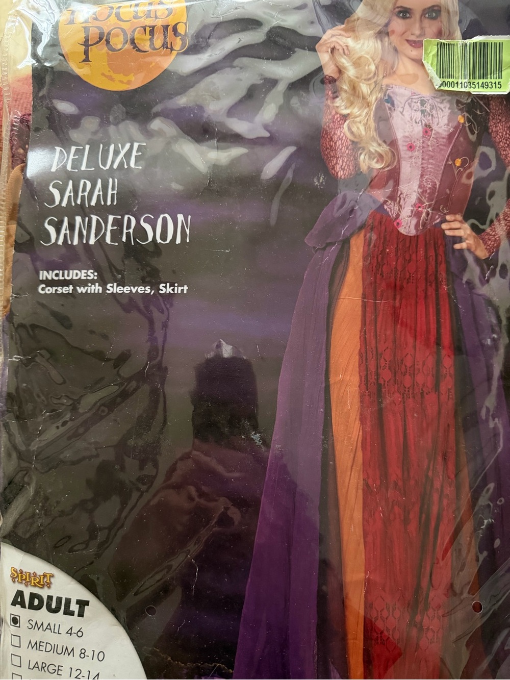 Deluxe Sarah Sanderson womens Costume - Purple and Red